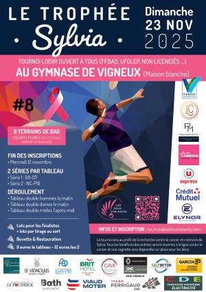 Convocations - 8ème tournoi loisirs - Le Trophée Sylvia 2025